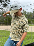 Youth Desert Camo Pearl Snap