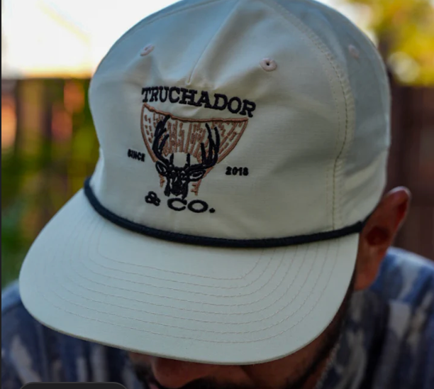 Texas Tails Captain Hat- Bone
