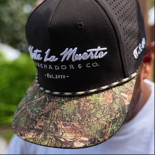 Hasta La Muerte Hat- Wildland Camo Black